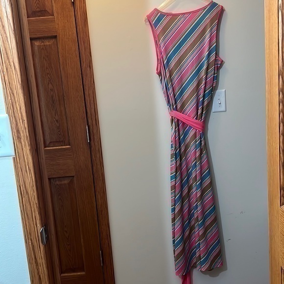 Women’s 3X multicolored stripe dress